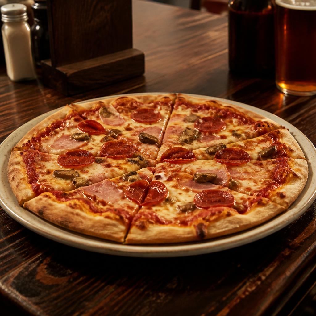 Traditional British pub food